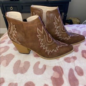 shein cowboy booties